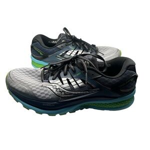 Size‎ 9.5 - Women’s Saucony Triumph ISO 2 Black/Blue/Gray/Green